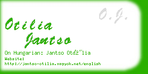otilia jantso business card